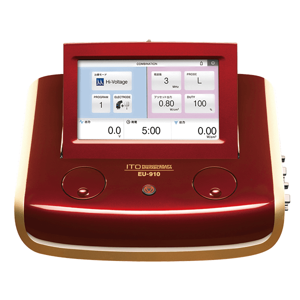 低周波治療器・超音波治療器組合せ理学療法機器（コンビネーション刺激装置 EU-910） | 福岡 医療機器販売のAメディカル